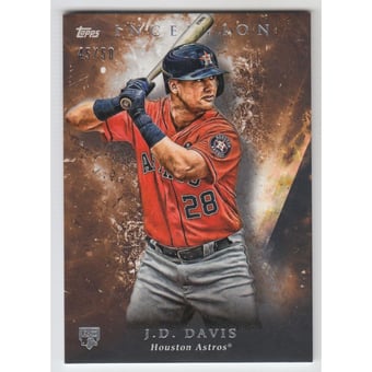 2018 Topps Inception Orange #59 J.D. Davis