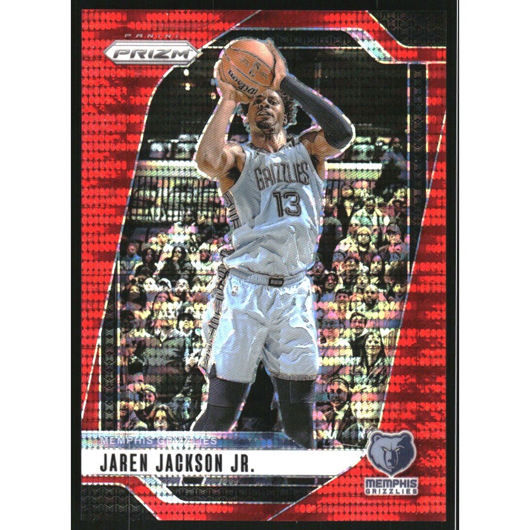 2024-25 Panini Prizm Prizms Red Pulsar #140 Jaren Jackson Jr.. rookie card picture
