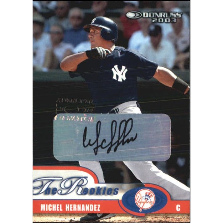 2003 Donruss Rookies Autographs #49 Michel Hernandez/41
