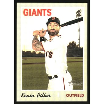 2019 Topps Heritage Mini #598 Kevin Pillar