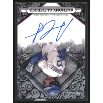 2023 Bowman Sterling Prospect Autographs Sterling Silver Refractors #PAAG Anthony Gutierrez