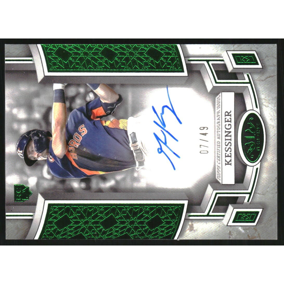 2024 Topps Tier One Break Out Autographs Green Foil #BOAGKE Grae Kessinger/49. rookie card picture