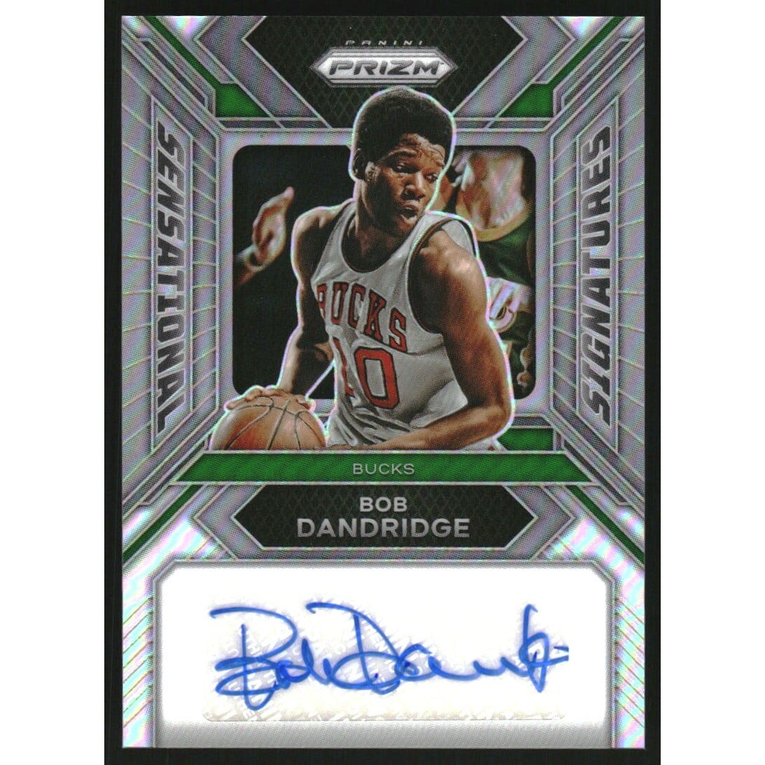 2023-24 Panini Prizm Sensational Signatures Prizms Silver #66 Bob Dandridge. rookie card picture