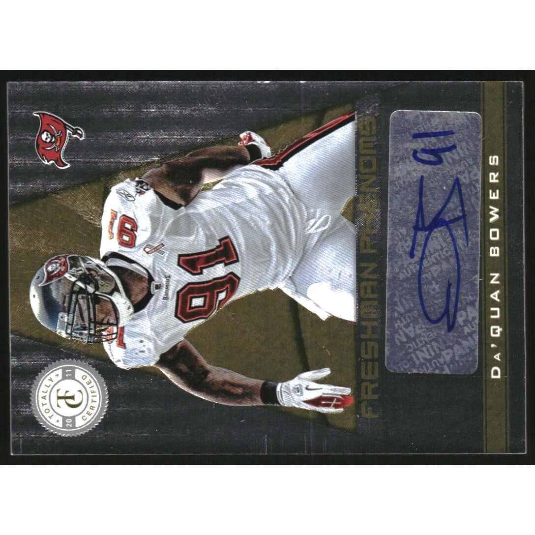 2011 Totally Certified Gold #162 Da’Quan Bowers AU 2011 Totally Certified Gold #162 Da’Quan Bowers AU