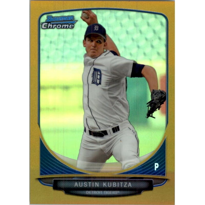 2013 Bowman Chrome Draft Draft Picks Gold Refractors #BDPP53 Austin Kubitza