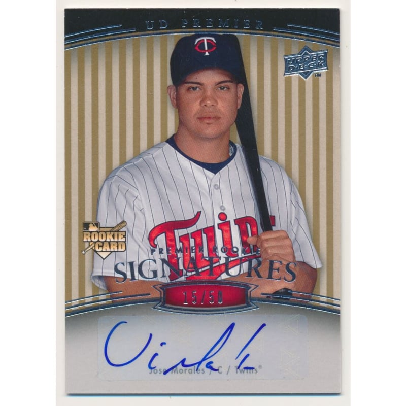 2008 Upper Deck Premier Gold #226 Jose Morales AU/50