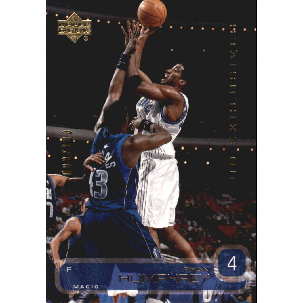 2002-03 Upper Deck Exclusives #332 Ryan Humphrey. rookie card picture