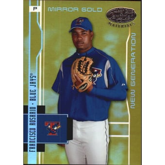 2003 Leaf Certified Materials Mirror Gold #214 Francisco Rosario NG