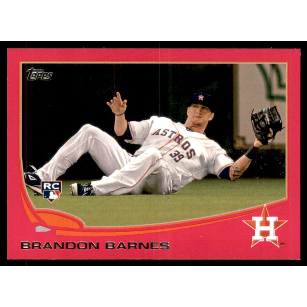 2013 Topps Mini Pink #654 Brandon Barnes. rookie card picture