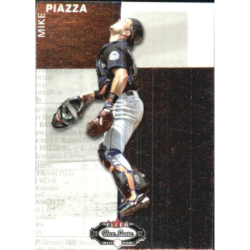 2002 Fleer Box Score Classic Miniatures First Edition #5 Mike Piazza