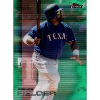 2016 Finest Orange Refractors #96 Prince Fielder