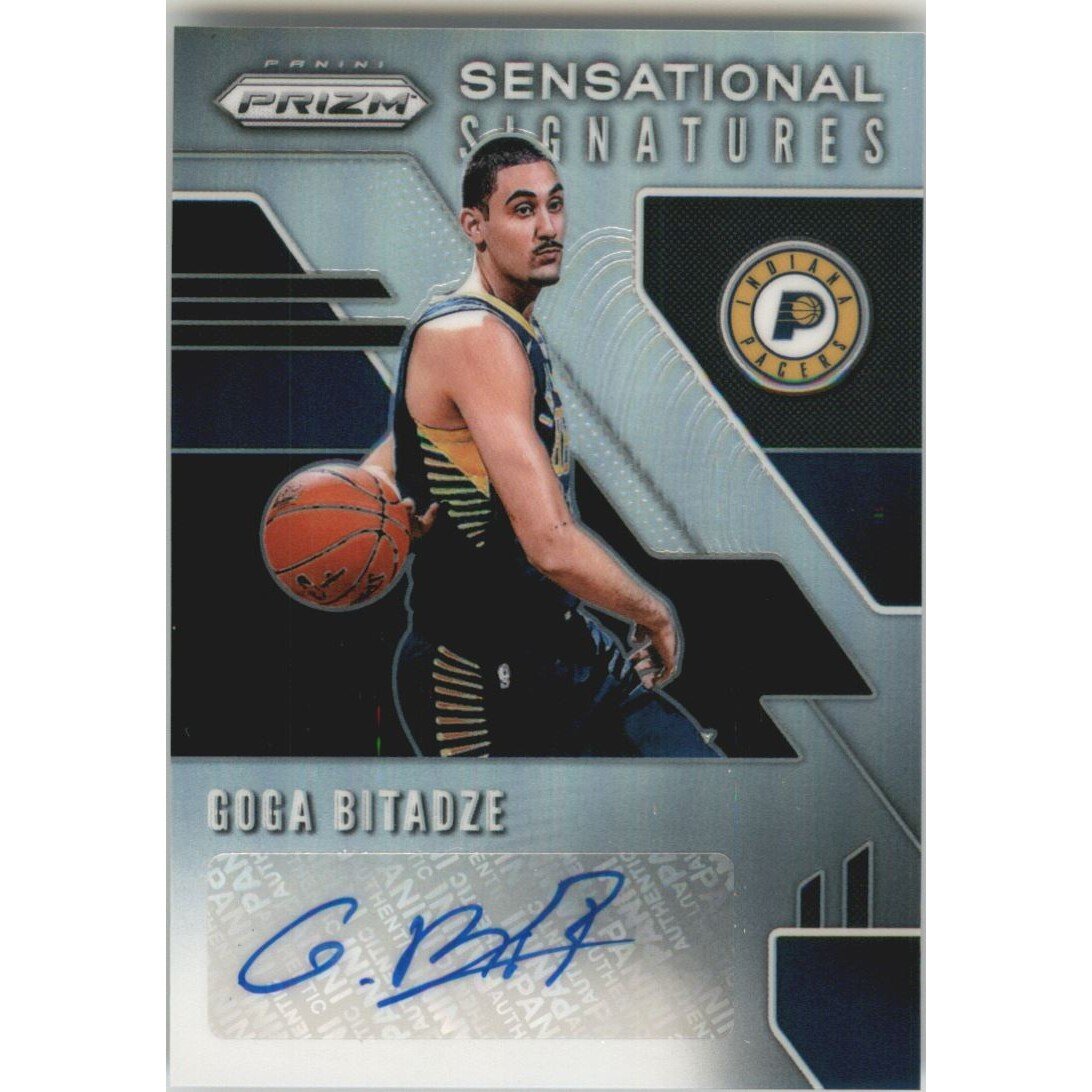 2019-20 Panini Prizm Sensational Signatures Prizms Silver #60 Goga Bitadze. rookie card picture