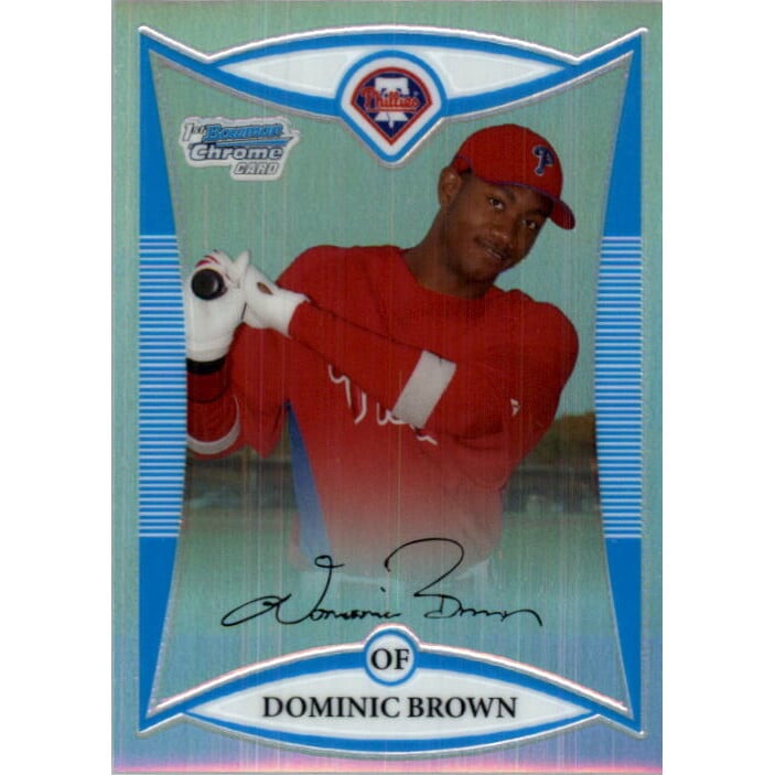 2008 Bowman Chrome Prospects Refractors #BCP199 Dominic Brown. rookie card picture
