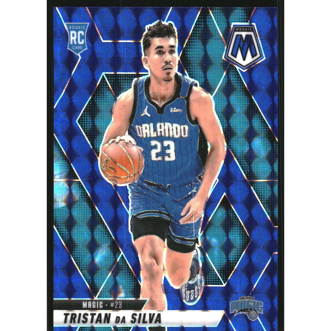 2024-25 Panini Mosaic Mosaic Blue #230 Tristan da Silva. rookie card picture