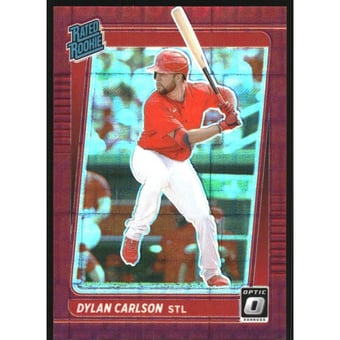 2021 Donruss Optic Pandora Red #37 Dylan Carlson RR