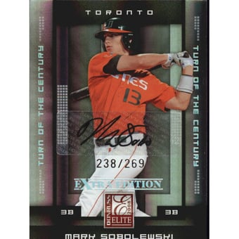 2008 Donruss Elite Extra Edition Signature Turn of the Century #69 Mark Sobolewski/269