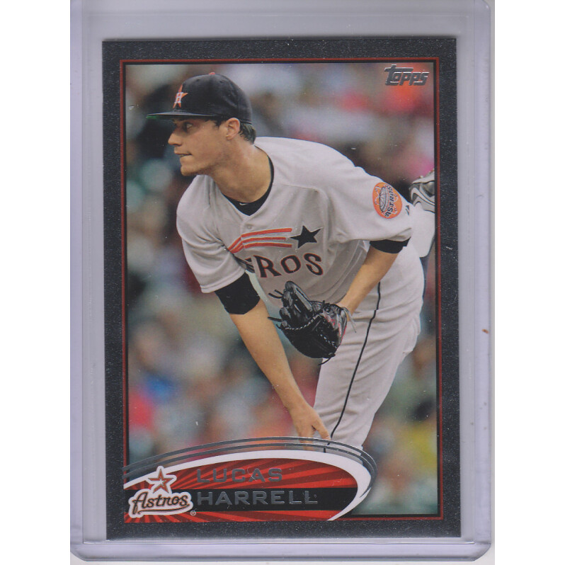 2012 Topps Update Black #US302 Lucas Harrell 2012 Topps Update Black #US302 Lucas Harrell