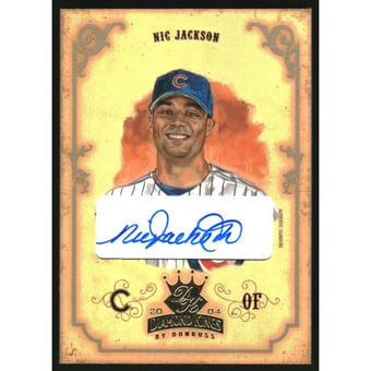 2004 Diamond Kings DK Signatures Gold #107 Nic Jackson/50