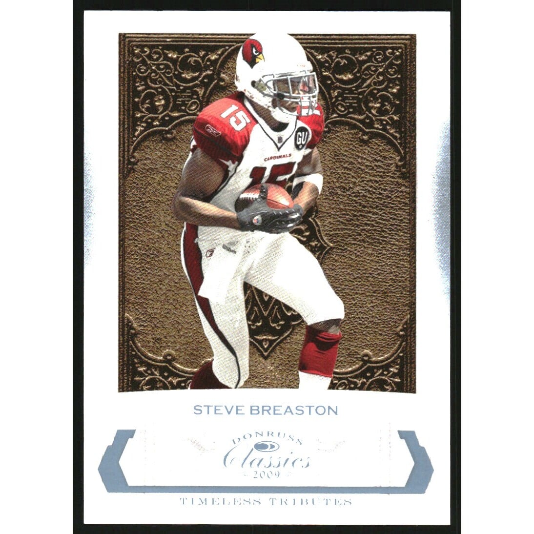 2009 Donruss Classics Timeless Tributes Platinum #4 Steve Breaston. rookie card picture