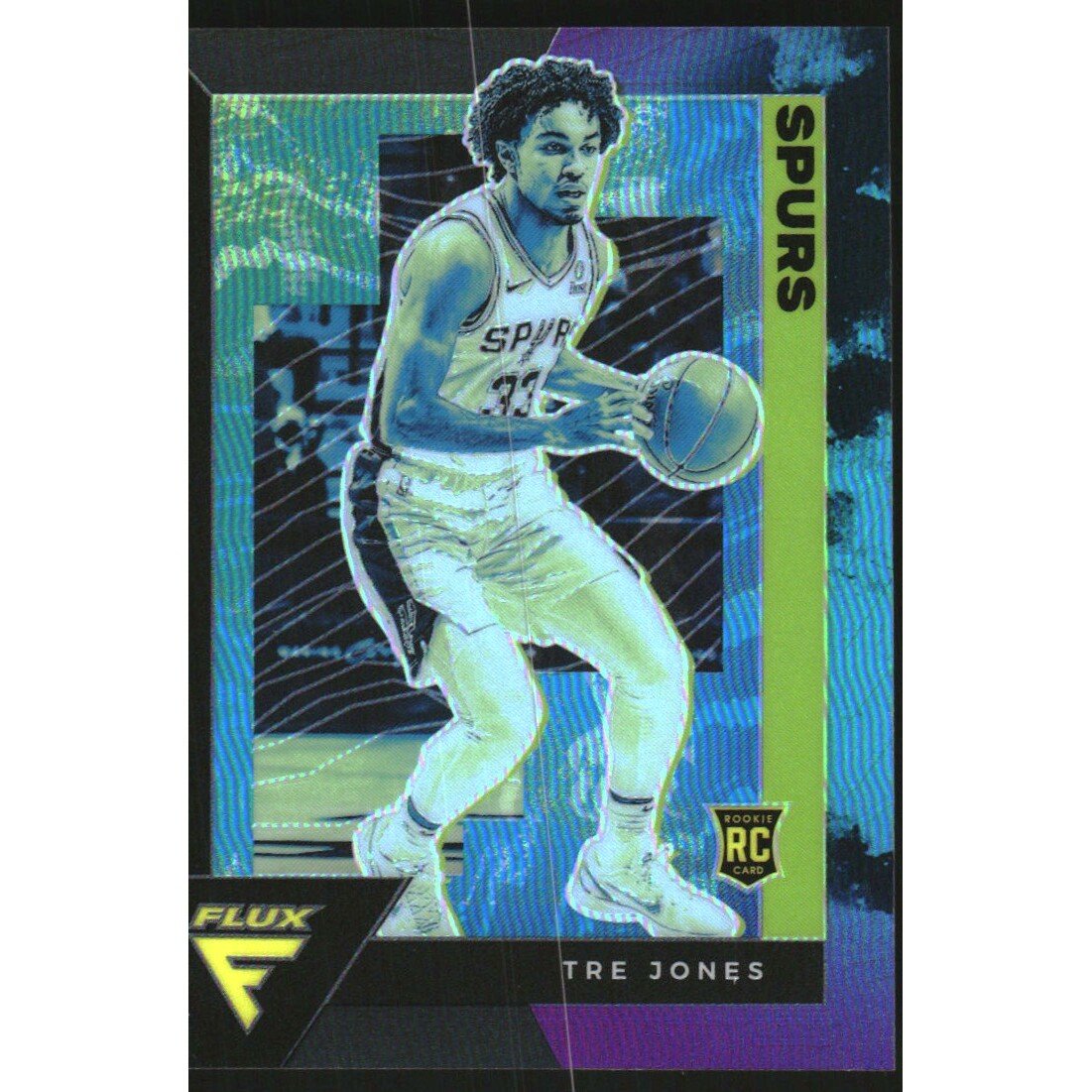 2020-21 Panini Flux Lunar Eclipse #230 Tre Jones. rookie card picture