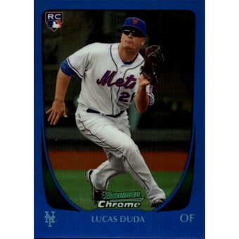 2011 Bowman Chrome Blue Refractors #197 Lucas Duda