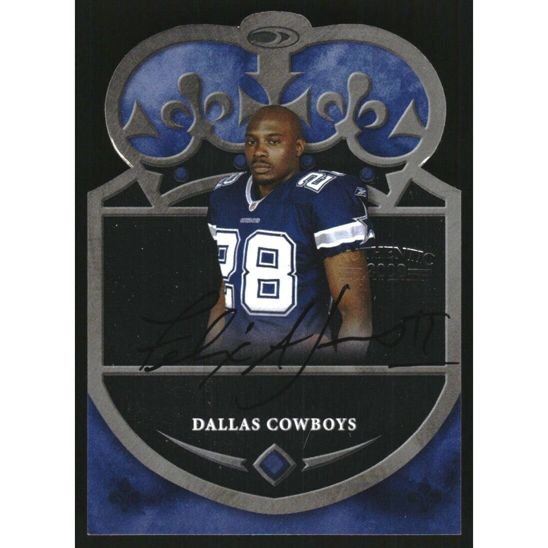 2008 Donruss Threads Crown Autographs #28 Felix Jones. rookie card picture