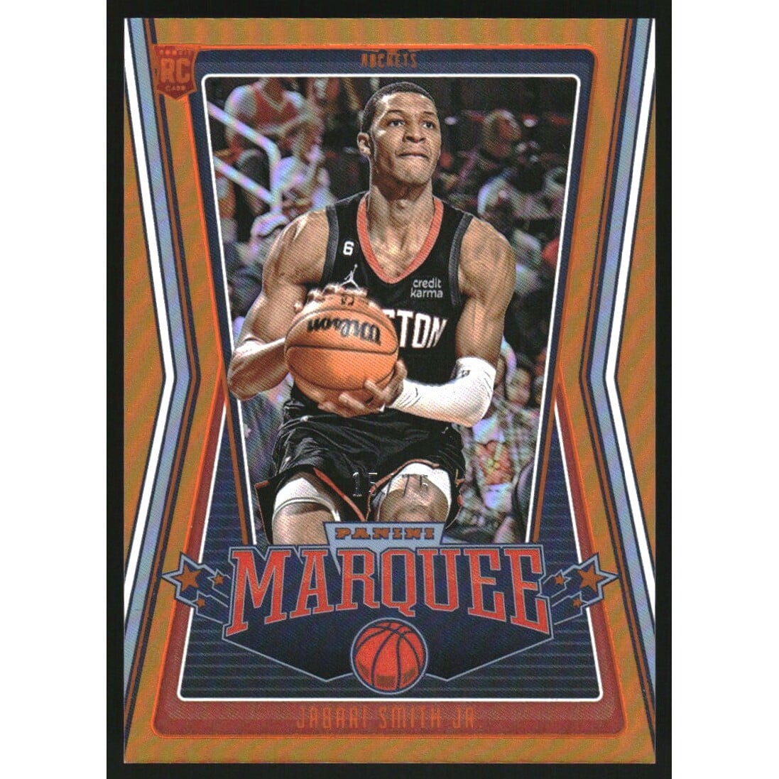 2022-23 Panini Chronicles Orange #268 Jabari Smith Jr./Marquee. rookie card picture