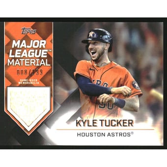 2022 Topps Major League Materials Black #MLMKT Kyle Tucker S2