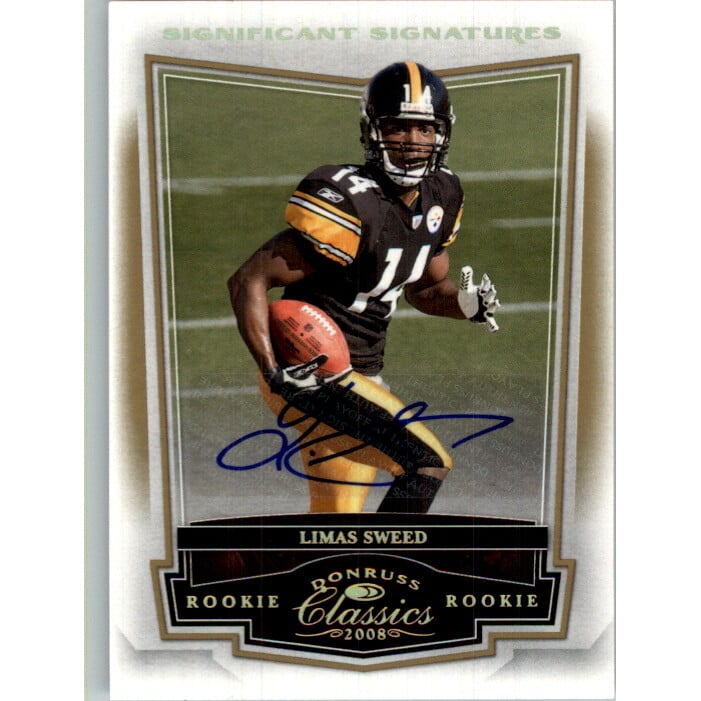 2008 Donruss Classics Significant Signatures Gold #195 Limas Sweed/125. rookie card picture