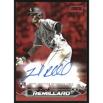 2024 Stadium Club Autographs Red Foil #SCBAZR Zach Remillard