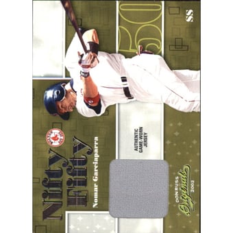 2002 Donruss Originals Nifty Fifty Jerseys #33 Nomar Garciaparra