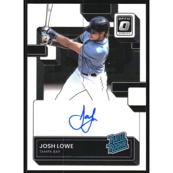 2022 Donruss Optic Rated Rookies Signatures #25 Josh Lowe