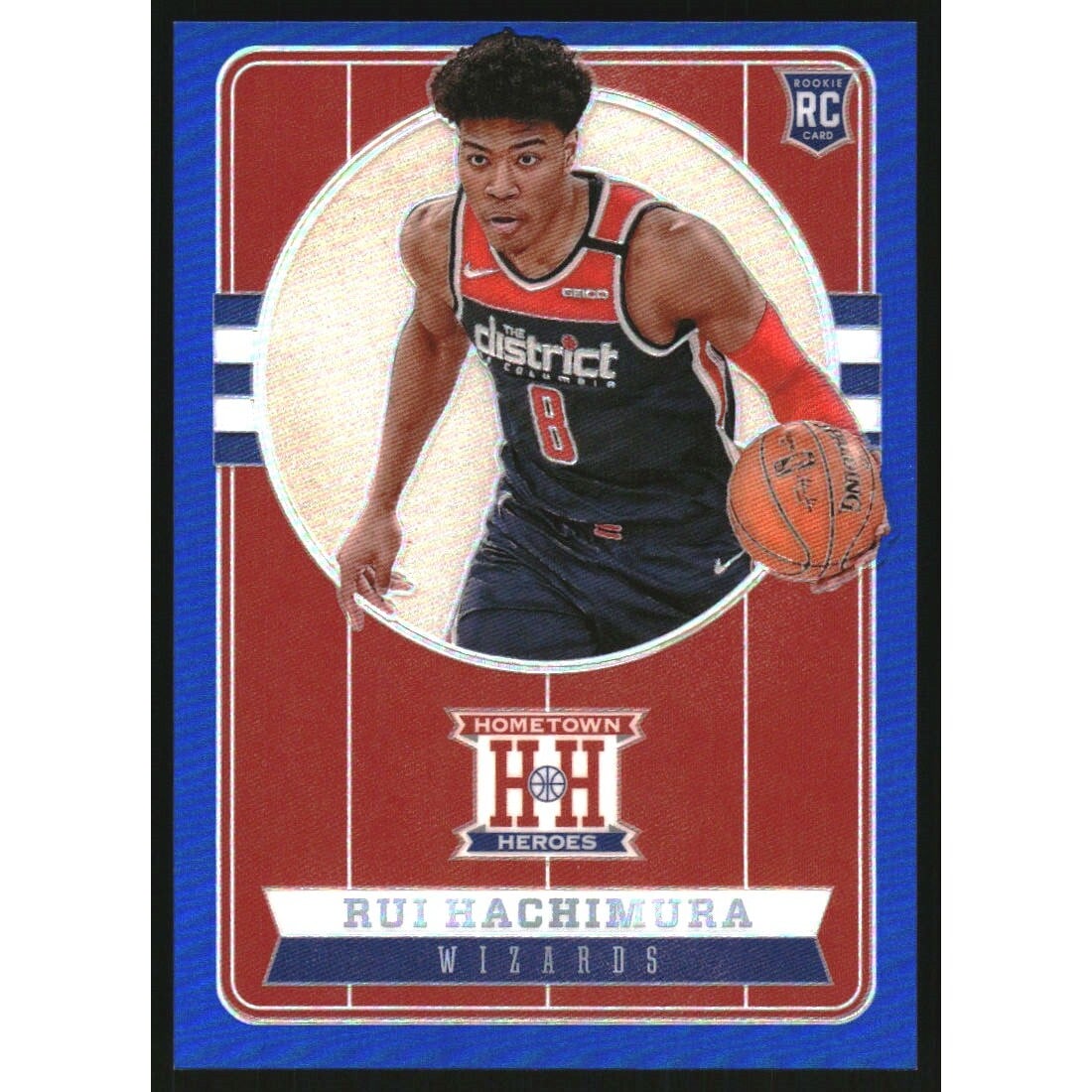 2019-20 Panini Chronicles Blue #562 Rui Hachimura/Hometown Heroes Optic. rookie card picture