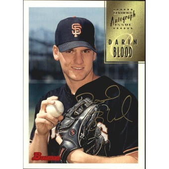 1997 Bowman Certified Gold Ink Autographs #CA6 Darin Blood
