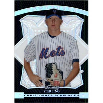 2009 Bowman Sterling Prospects Black Refractors #SW Christopher Schwinden