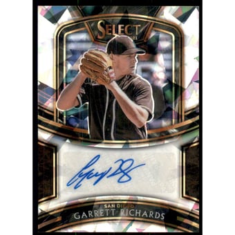 2021 Select Signatures Cracked Ice #7 Garrett Richards/25
