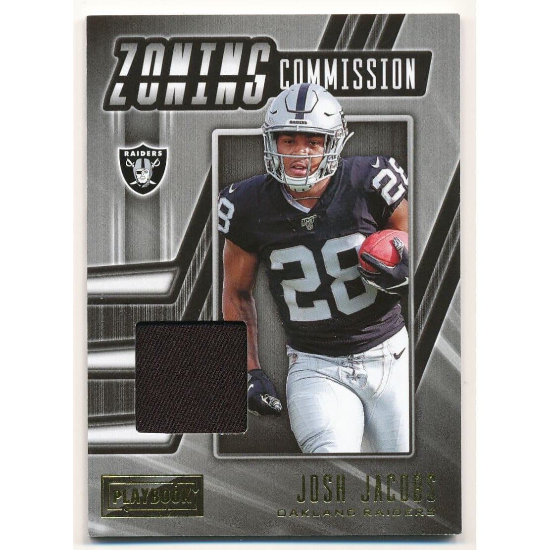 2019 Panini Playbook Zoning Commission Materials #1 Josh Jacobs