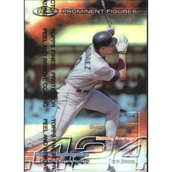1999 Finest Prominent Figures #PF24 Alex Rodriguez BAT