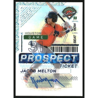 2024 Panini Prospect Edition Holo Prospect Ticket Signatures Mojo #146 Jacob Melton