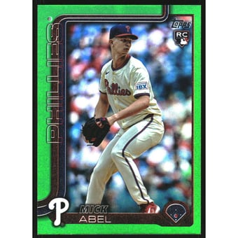 2025 Topps Update Green Rainbow Foil #US127 Mick Abel