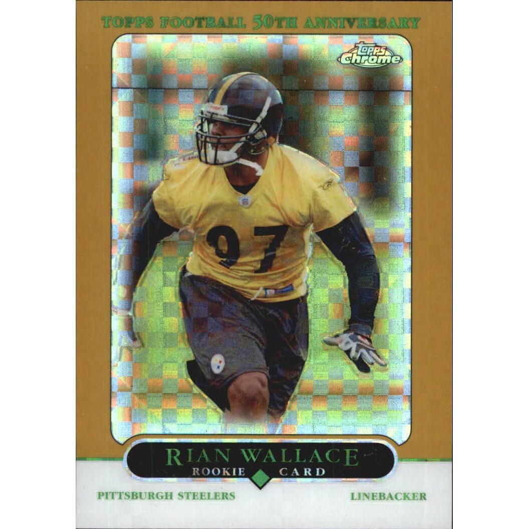 2005 Topps Chrome Gold Xfractors #263 Rian Wallace. rookie card picture