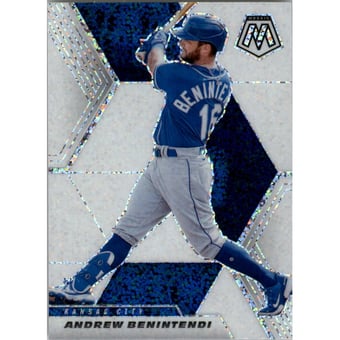 2021 Panini Mosaic Mosaic White Sparkle #7 Andrew Benintendi