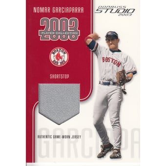 2003 Studio Player Collection #26 Nomar Garciaparra Jsy