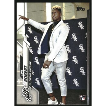 2020 Topps Update Photo Variations #U173A Luis Robert/in suit