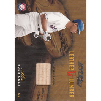2003 Studio Leather and Lumber #LL2 Alex Rodriguez Bat/250