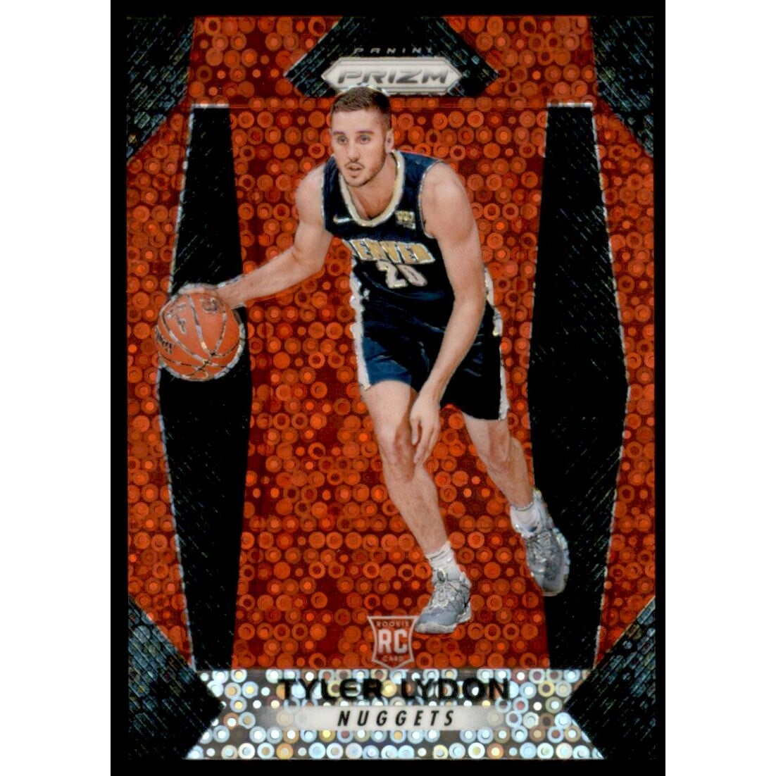 2017-18 Panini Prizm Prizms Fast Break Red #168 Tyler Lydon. rookie card picture