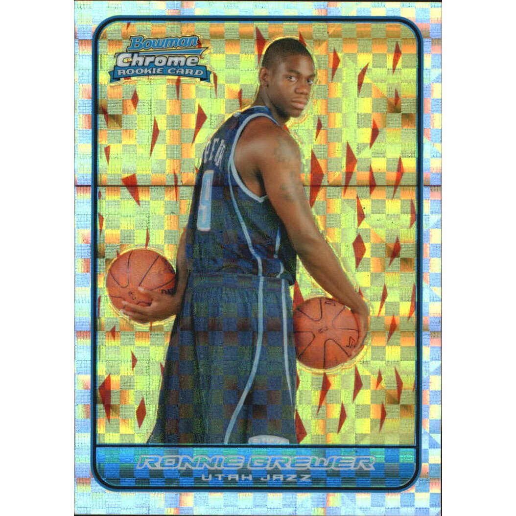 2006-07 Bowman Chrome X-Fractors #150 Ronnie Brewer. rookie card picture
