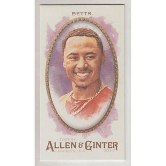 2017 Topps Allen and Ginter Mini #356 Mookie Betts EXT