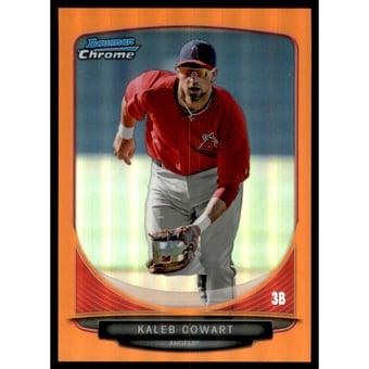 2013 Bowman Chrome Draft Top Prospects Orange Refractors #TP19 Kaleb Cowart