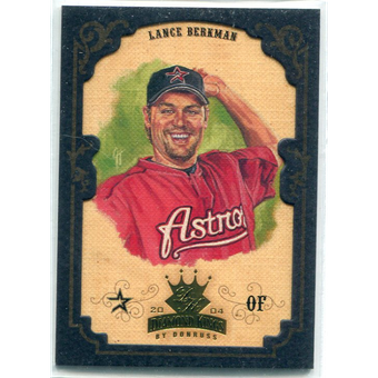 2004 Diamond Kings Framed Gold #45 Lance Berkman
